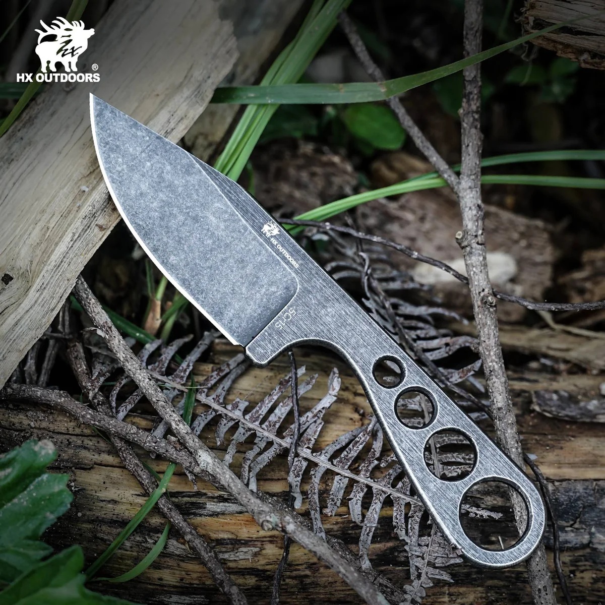 ROCK APEX PRO Fixed Blade  5.51 DC53 Blade  Black G10 Handle  HX OUTDOORS D-342 07